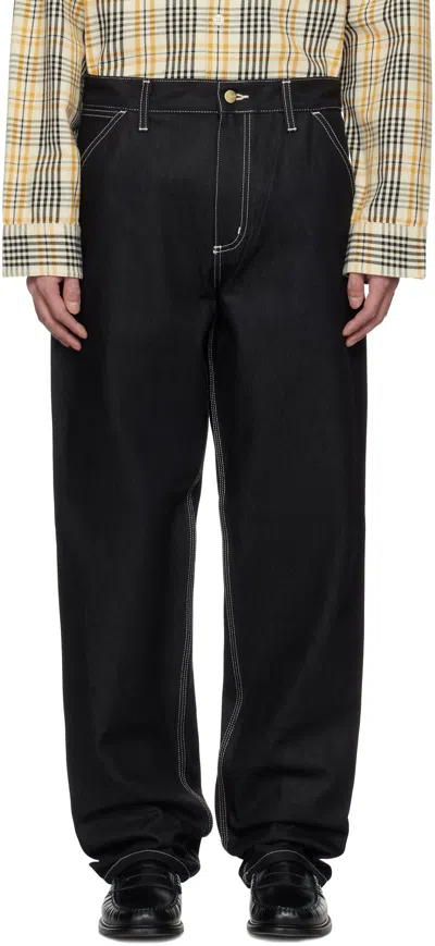 CARHARTT BLACK SIMPLE JEANS