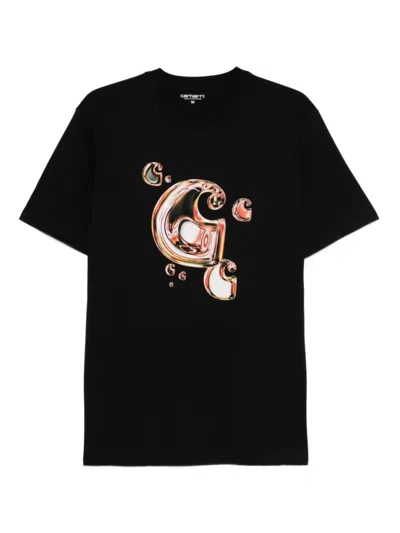 CARHARTT BLACK SOLAR CHROME T-SHIRT
