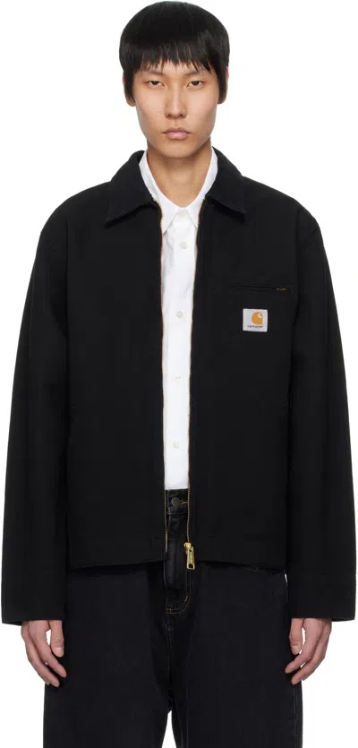 CARHARTT BLACK SPRING DETROIT JACKET
