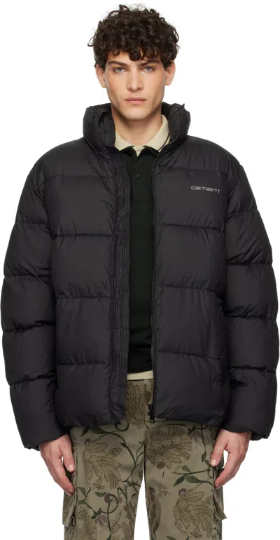 Carhartt Black Springfield Jacket In 2dxxx Black / Misty