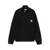 Carhartt Wool Blend Half-zip Sweater In Black