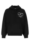 Carhartt Hooded Rotation Sweat In Misto Cotone Nero  Uomo