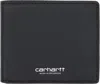 Carhartt Wip Vegas Billfold Wallet In 0m4xx Black / Silver