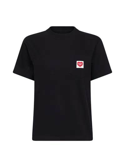 Carhartt Black W' S/s Pocket Heart T-shirt