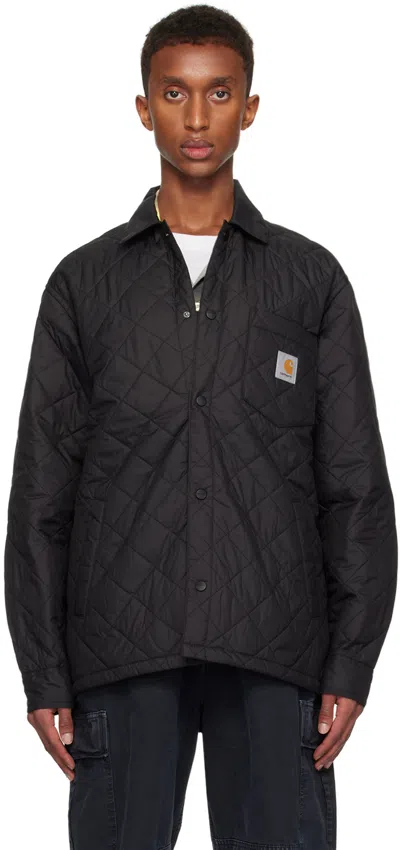 Carhartt Black Wadeson Shirt Jacket In Xx 89 Black