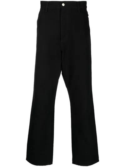 CARHARTT MEN BLACK WIDE LEG TROUSER, 29 LUXURY PANTS FOR MEN DARVEYS