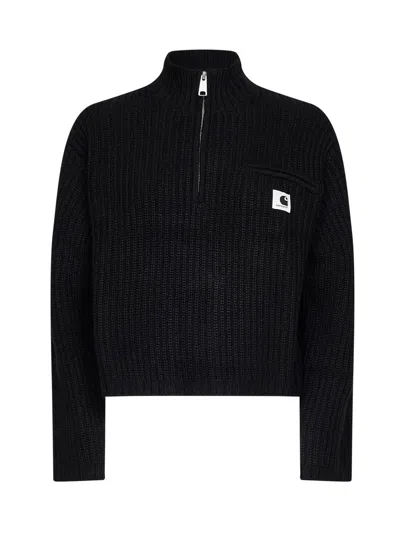 Carhartt Black Women's Detroit Half Zip Sweater