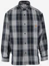 Carhartt Work In Progress Blanton Loose Fit Plaid Button-up Shirt In Red