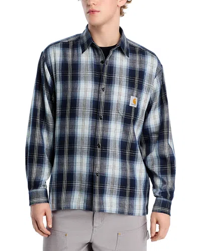 Carhartt Blanton Regular Fit Plaid Shirt In Blanton Check
