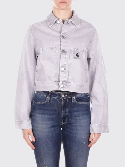 CARHARTT CARHARTT WIP CROP DENIM JACKET