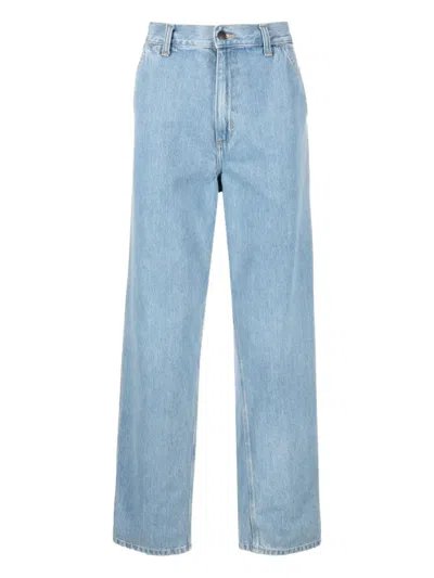 Carhartt Bleach Wash Jeans In Blue