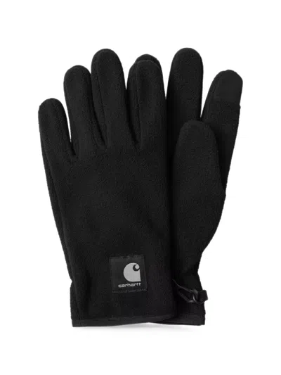 Carhartt Blevin Fleece-texture Gloves In Black