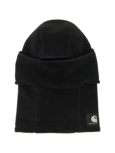 Carhartt Blevin Mask Fleece Balaclava Hat In Black