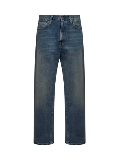 Carhartt Blue Aaron Five-pocket Jeans