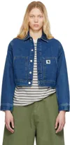 Carhartt Blue Arca Denim Jacket In Blue Stone Washed
