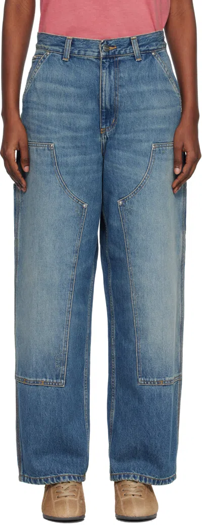 Carhartt Blue Brandon Double Knee Jeans