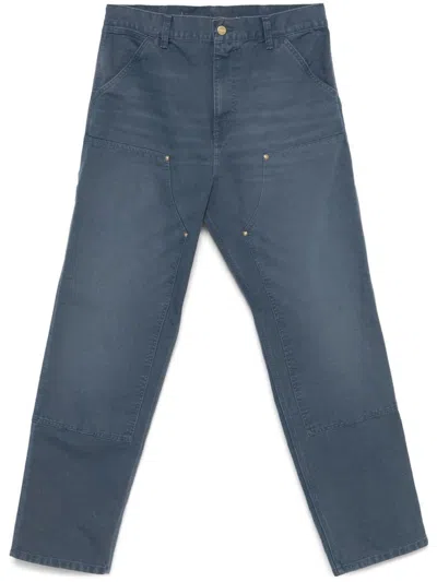 CARHARTT BLUE COTTON PANTS