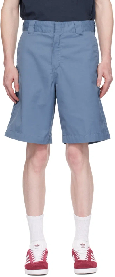 Carhartt Blue Craft Shorts In 1yi Sorrent