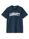 Carhartt Blue Crewneck Logo T-shirt