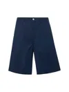 Carhartt Blue Denison Twill Simple Short In Blue
