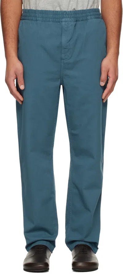 Carhartt Flint Trousers In Blue