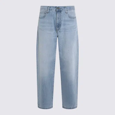 Carhartt Blue Heavy Worn Cotton Landon Jeans