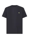 Carhartt Blue Jersey S/s Chase T-shirt