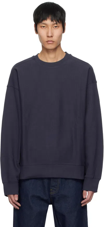 Carhartt Blue Label Script Sweatshirt In 01xx Blue
