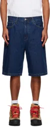 Carhartt Blue Landon Denim Shorts In Blue