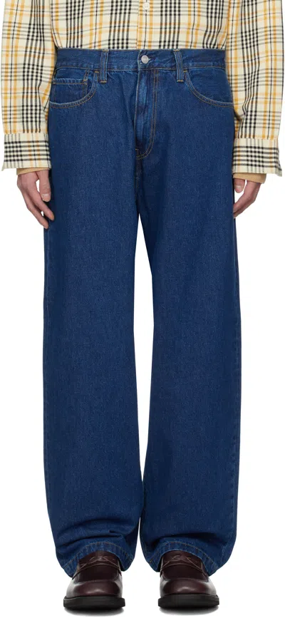 Carhartt Blue Landon Jeans In 0106 Blue Stone Wash