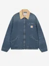 Carhartt Og Detroit Organic Canvas Jacket In Blue