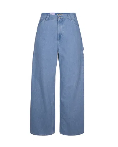 Carhartt Blue Loose High Rise Jeans