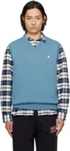 Carhartt Blue Madison Vest In 2qrxx Icywater/white