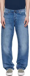 Carhartt Blue Marlow Jeans In 01wj Blue