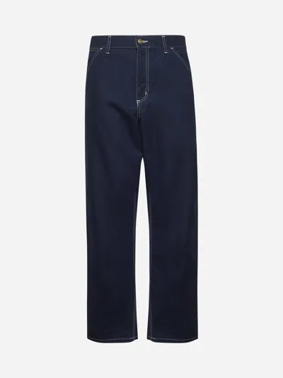 CARHARTT BLUE NORCO DENIM SINGLE KNEE JEANS
