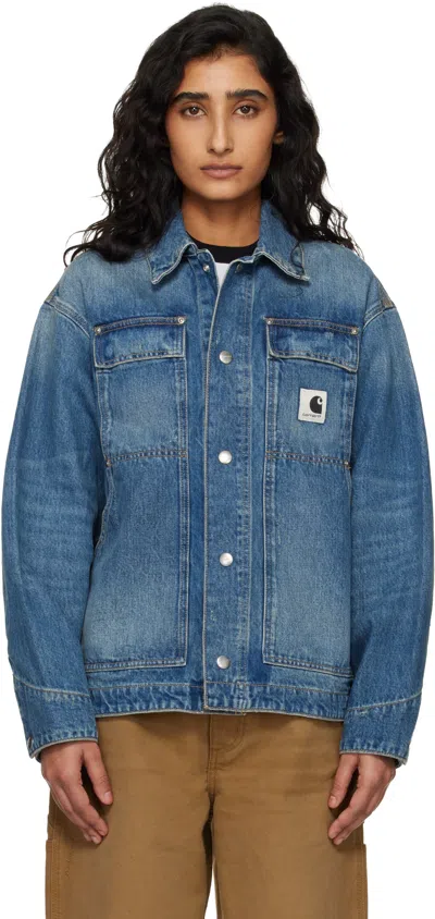 Carhartt Blue Og Arctic Denim Jacket