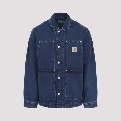 CARHARTT BLUE OG DOUBLE FRONT ORGANIC COTTON JACKET