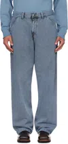 Carhartt Blue Og Single Knee Jeans In Blue