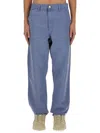 Carhartt Blue Relaxed Flat Front Pants In Blue