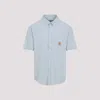 Carhartt Short Sleeves Toland Shirt In Blue