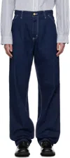 Carhartt Blue Simple Jeans In 012y Blue One Wash
