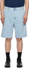 Carhartt Single Knee Short Blue In 01a3 Blue
