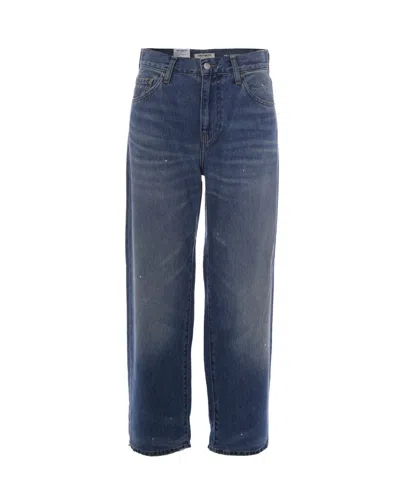 Carhartt Blue Tapered High Rise Jeans