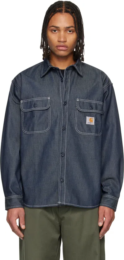 Carhartt Blue Tigan Denim Overshirt