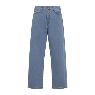 CARHARTT BLUE WIDE LEG DENIM JEANS