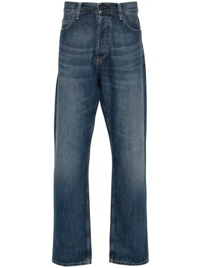 CARHARTT BLUE WIDE LEG JEANS