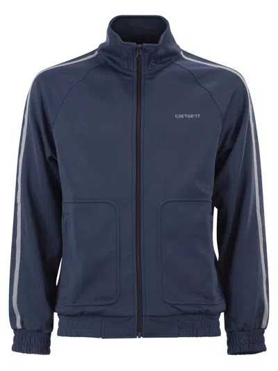 Carhartt Bolar Sweatshirt With Side Stripes In Blue