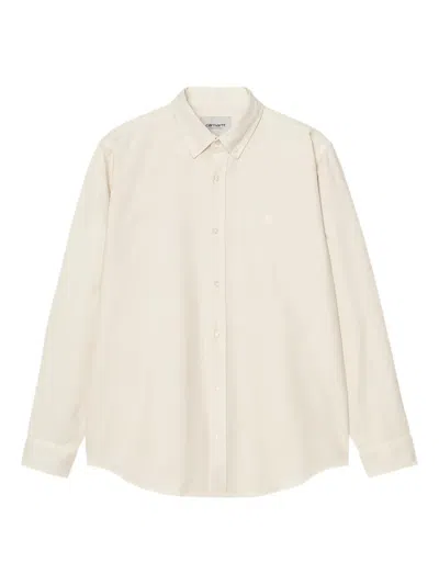 Carhartt Bolton Cotton Shirt In Neutral