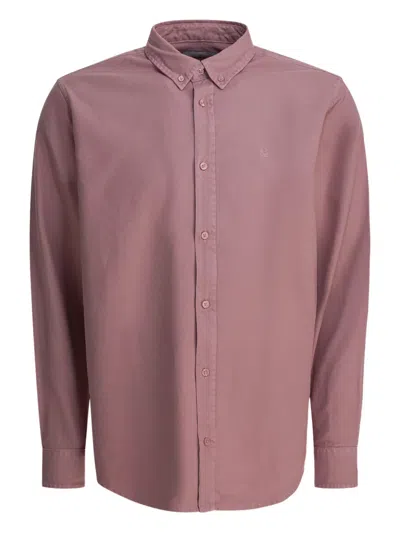 Carhartt Long Sleeve Button-down Collar Shirt In Pink