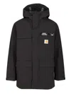 Carhartt Bowden Jacket Nylon/elastane Jackets Black In Black